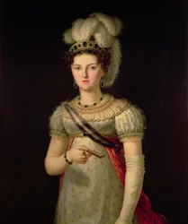 Retrato de Maria Josefina Amalia da Saxônia